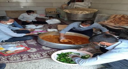 ذبح گوسفند وتوزیع هزارپرس غذادر بن
